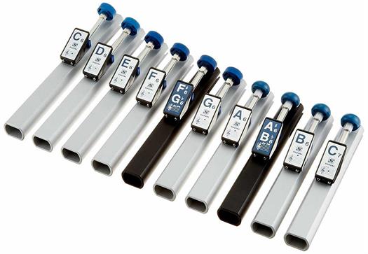 Suzuki Tonechime / Campanas de mano con 10 barras y bolsa - HB-100