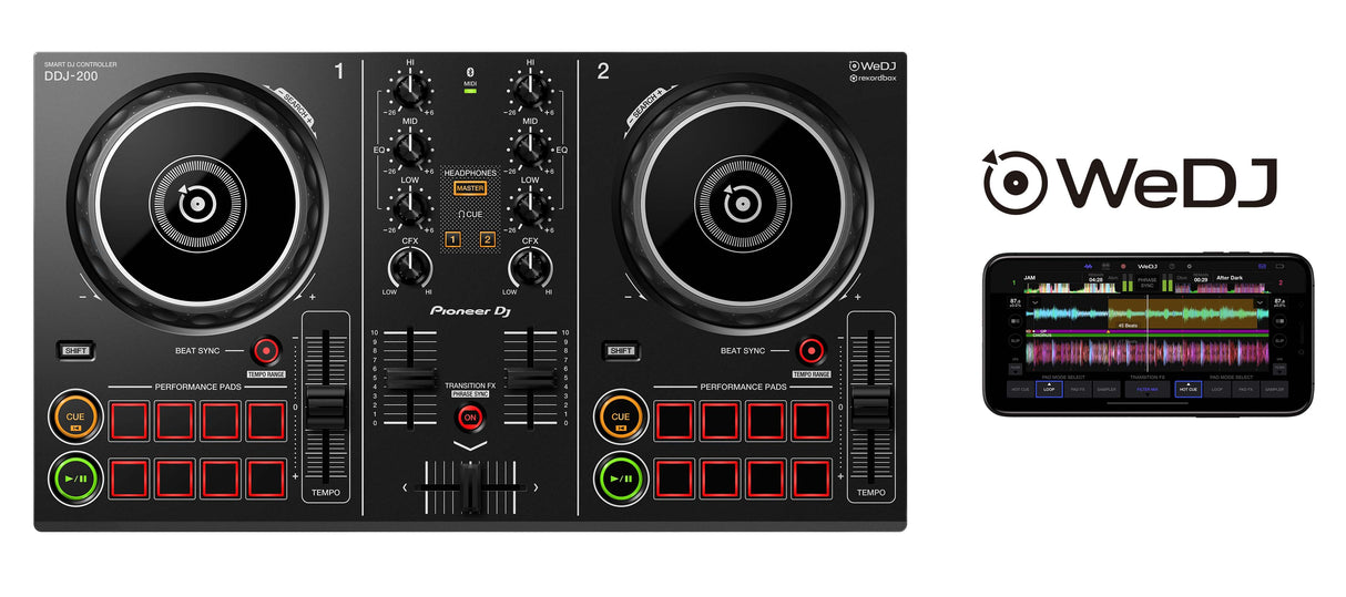 Pioneer DJ DDJ-200 DJ Controlador 