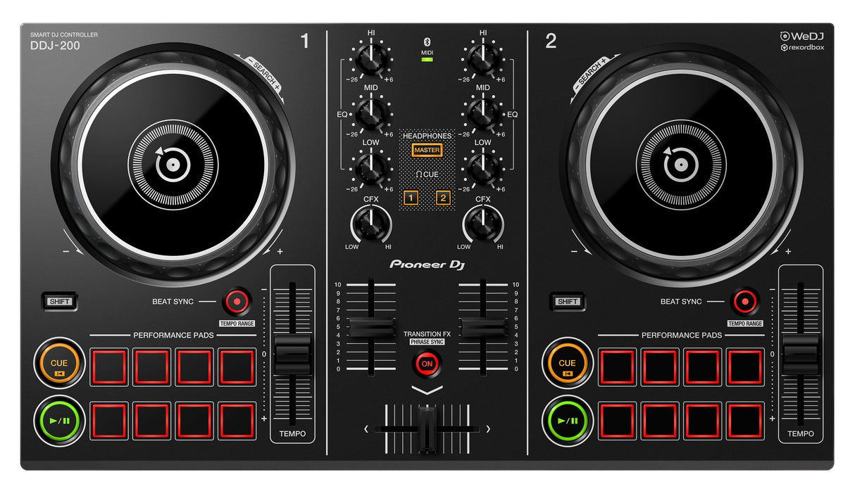 Pioneer DJ DDJ-200 DJ Controlador 