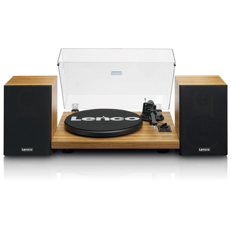 Lenco LS-500 Turntable with Speakers (Oak)