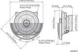 Pioneer TS-A1081F 2-way Car Speakers (10cm, 4")