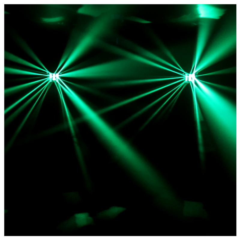 Light4Me Turbo Derby 4 en 1 – RGBW, UV, strobe y laser
