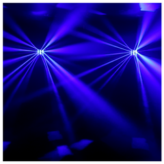 Light4Me Turbo Derby 4 en 1 – RGBW, UV, strobe y laser