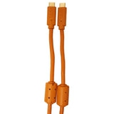 UDG Ultimate Cable USB 3.2 C-C Naranja Recto 1,5m