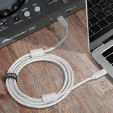 UDG Ultimate Cable USB 3.2 C-C blanca recta 1,5m