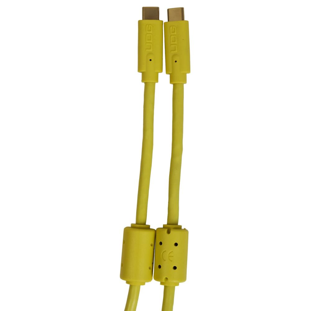 UDG Ultimate Cable USB 3.2 C-C amarilla recta 1,5m