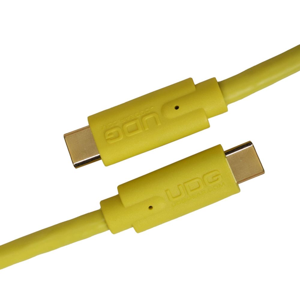 UDG Ultimate Cable USB 3.2 C-C amarilla recta 1,5m