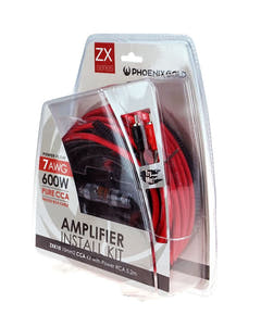 Phoenix Gold Kit de cables para amplificador de coche de 2 canales (10mm2)