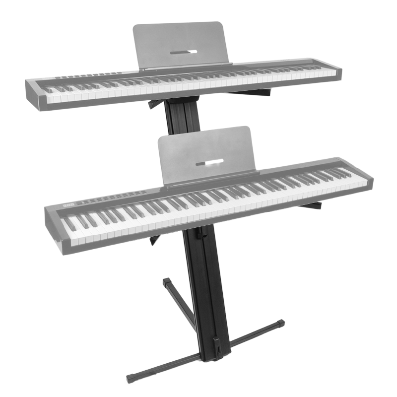 V-TONE Deluxe K2 Keyboardstativ – Dobbelt Justerbart