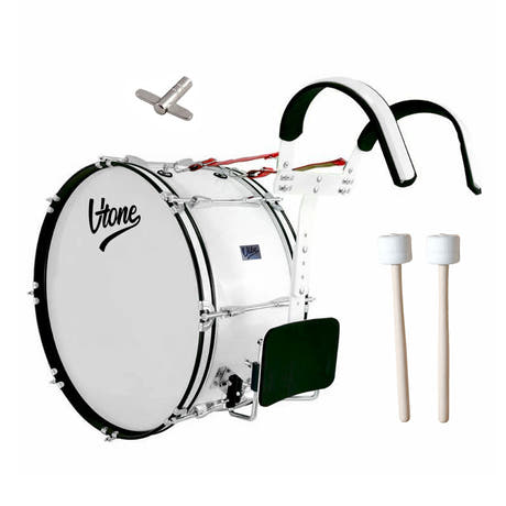 V-Tone MBD 22 Tambor Bajo Marching 22" con correa de soporte y mazas