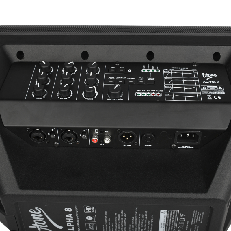V-TONE ALPHA 8 altavoz activo con batería