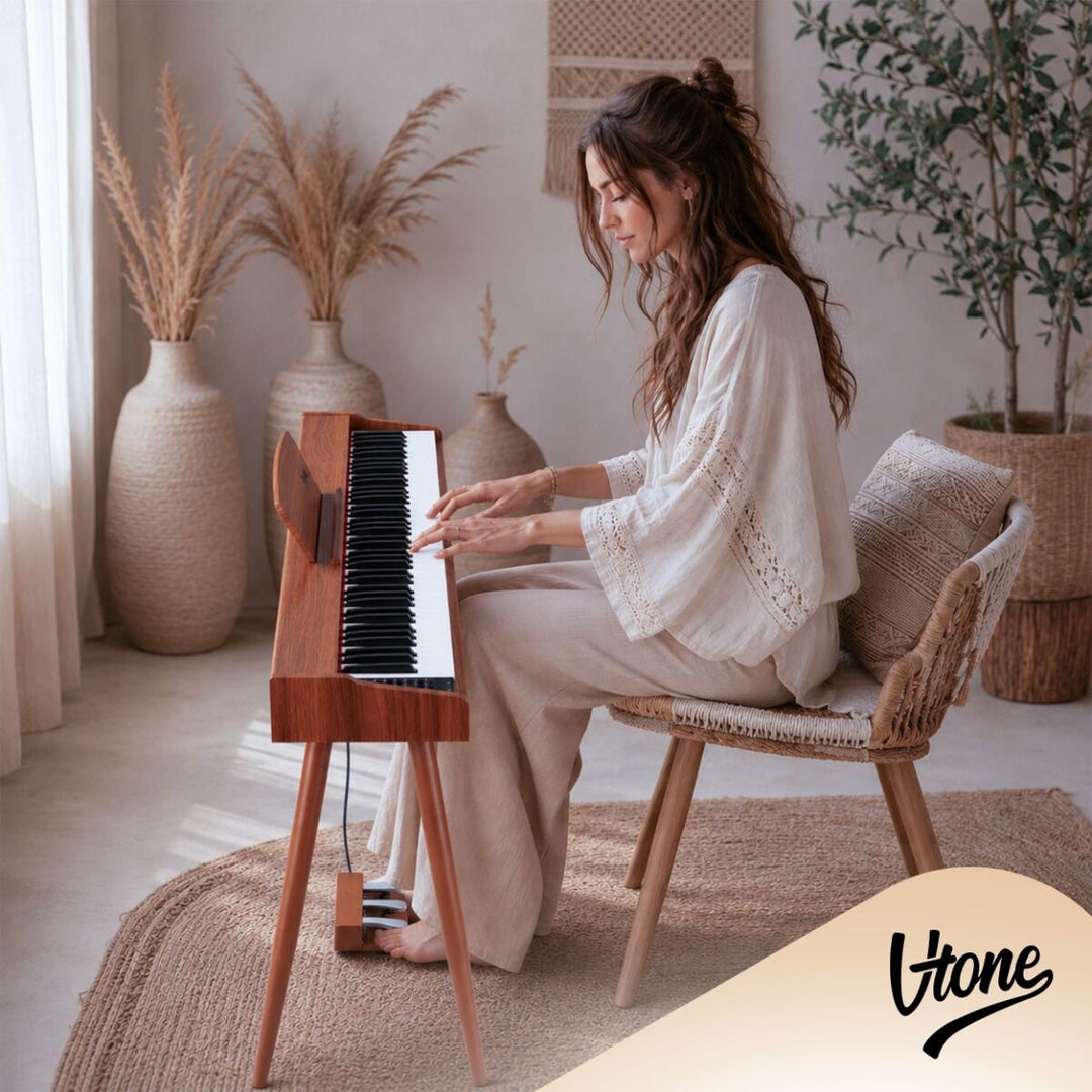 V-TONE BL-130 Piano eléctrico (madera oscura)