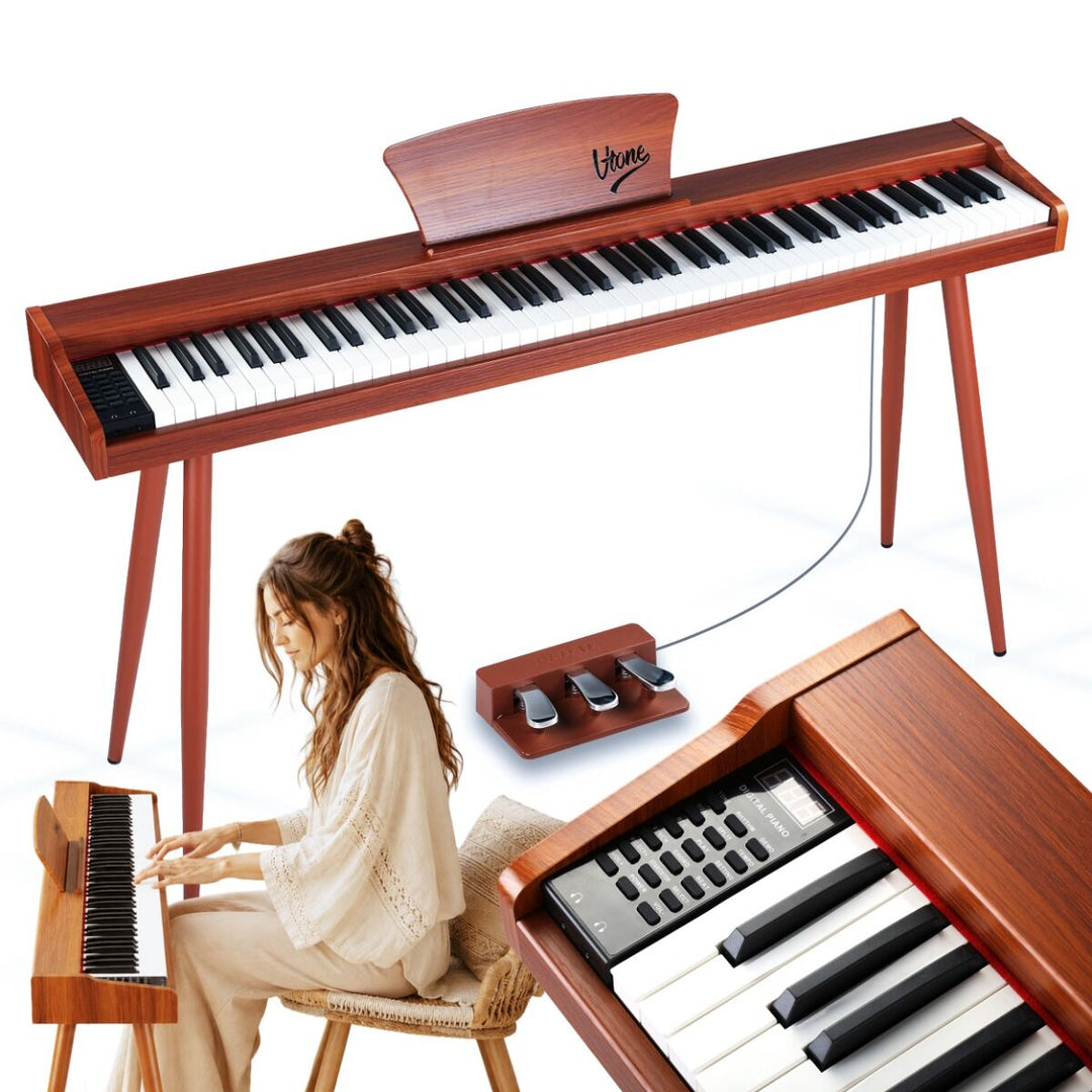V-TONE BL-130 Piano eléctrico (madera oscura)