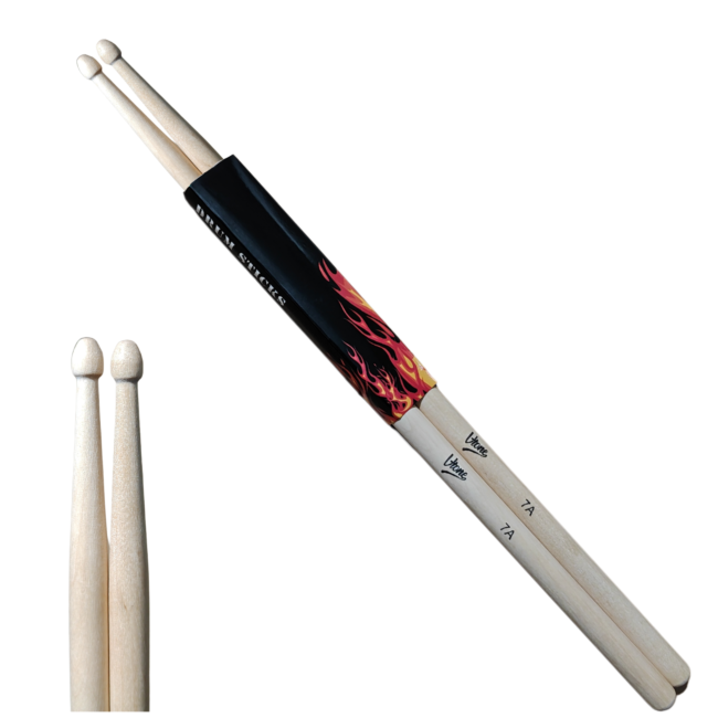 V-Tone DS-7A Trommestikker i Maple – Natural Lightweight (2 stk.)