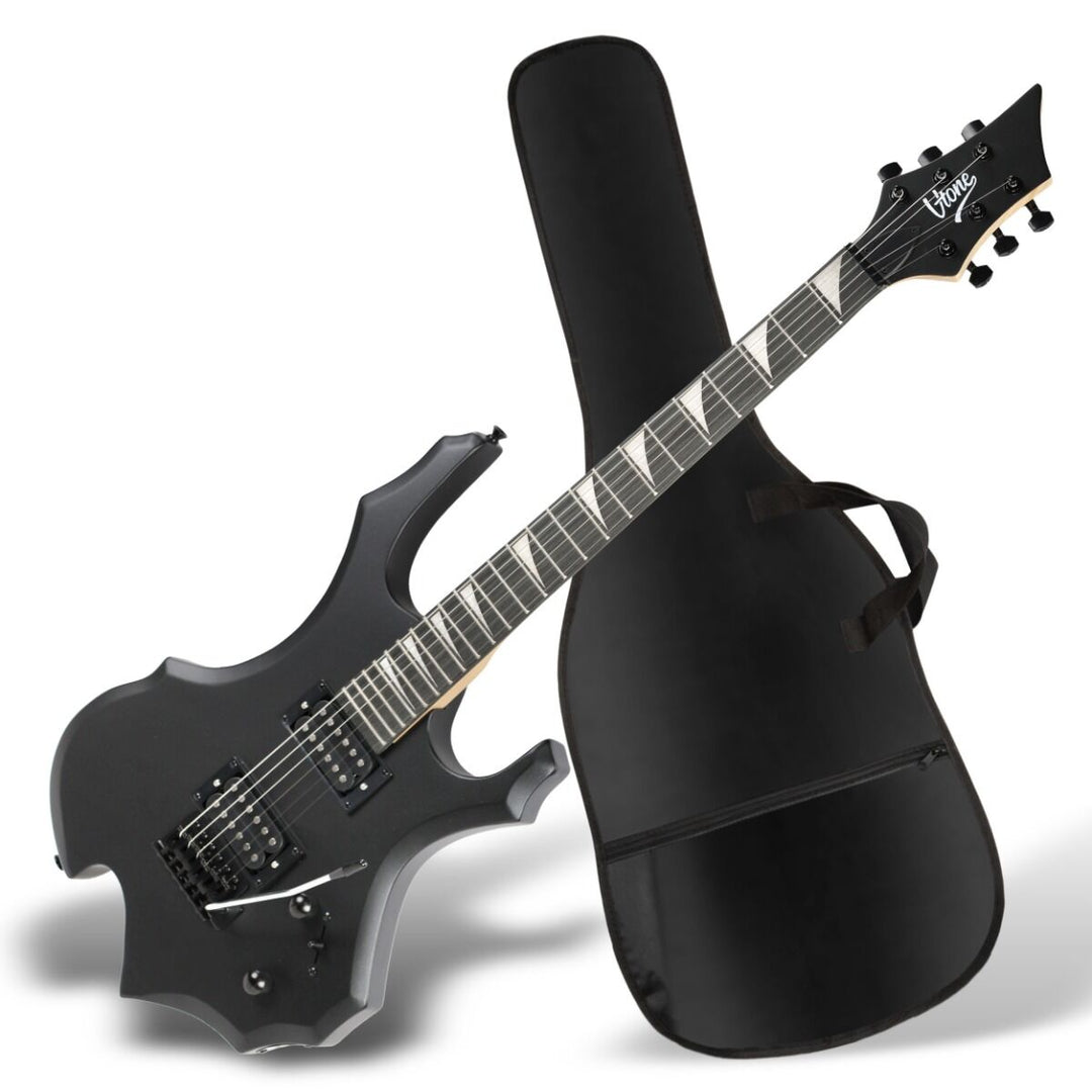 V-TONE EGS 39 MBK paquete de Guitarra eléctrica 4/4, negro