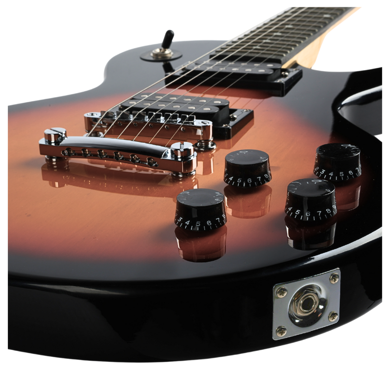 V-Tone ESLP39 SB 4/4 set de guitarra eléctrica Les Paul con amplificador, Sunburst