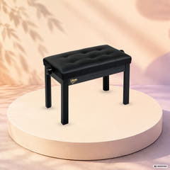 V-TONE PB2 BK Banqueta para piano – Ajustable 49–57 cm