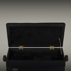 V-TONE PB2 BK Banqueta para piano – Ajustable 49–57 cm