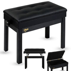 V-TONE PB2 BK Banqueta para piano – Ajustable 49–57 cm