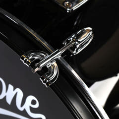 V-TONE VD KIT PRO Set de batería acústica – Sort incluye Baquetas y taburete de batería