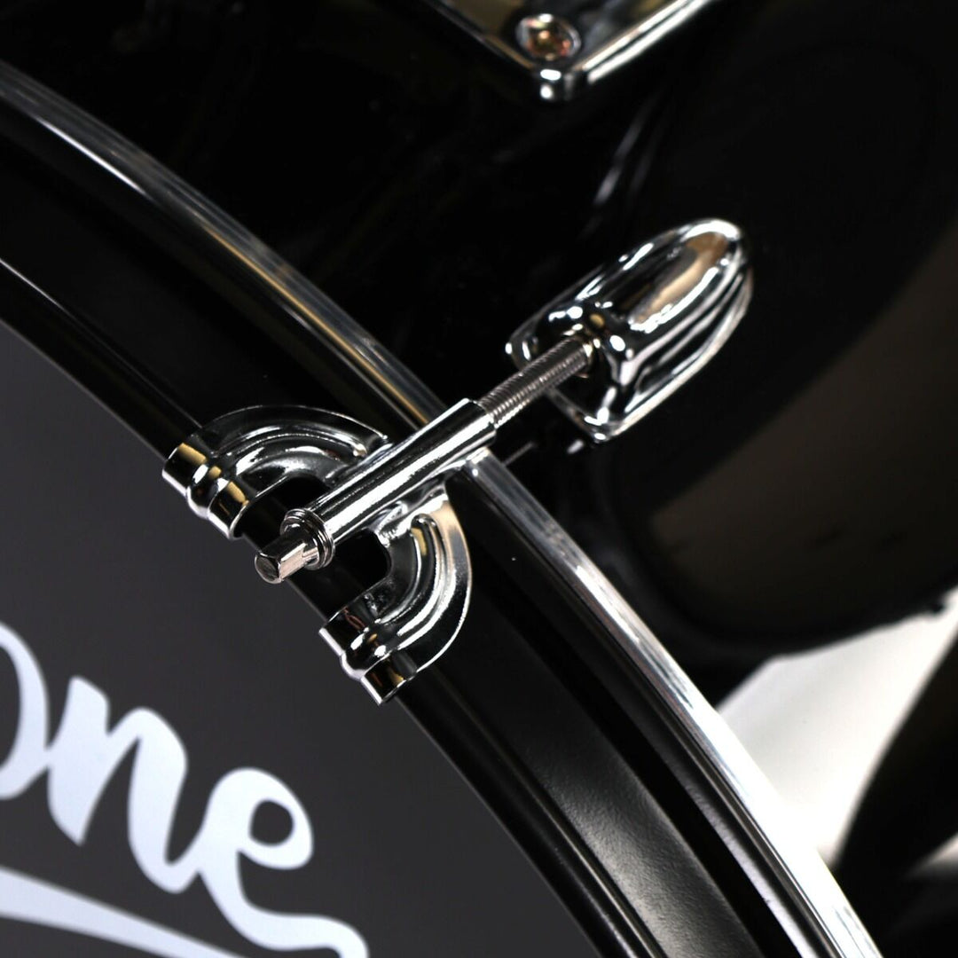V-TONE VD KIT PRO Set de batería acústica – Sort incluye Baquetas y taburete de batería
