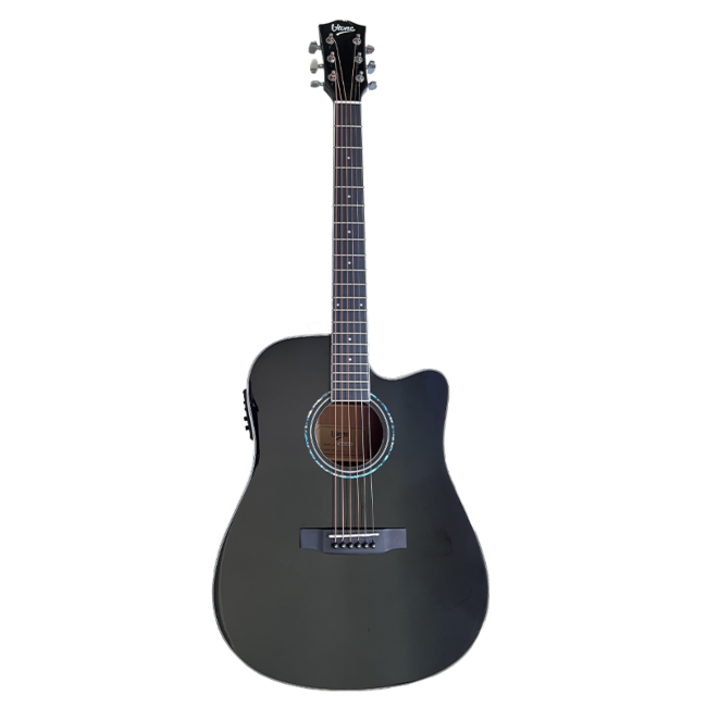 V-TONE VEAG1 CE BK guitarras electroacústica 4/4 dreadnought cutaway negra