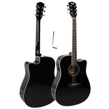 V-TONE VEAG1 CE BK guitarras electroacústica 4/4 dreadnought cutaway negra