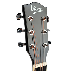 V-TONE VEAG1 CE BK guitarras electroacústica 4/4 dreadnought cutaway negra