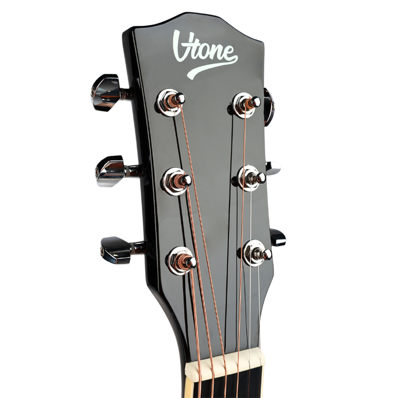 V-TONE VEAG1 CE BK guitarras electroacústica 4/4 dreadnought cutaway negra