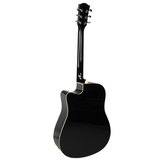 V-TONE VEAG1 CE BK guitarras electroacústica 4/4 dreadnought cutaway negra