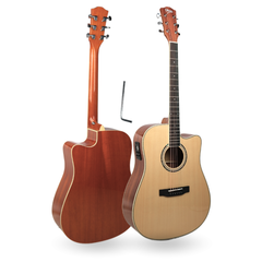 V-TONE VEAG1 CE NT Guitarras electroacústica 4/4 Dreadnought Cutaway – Natural