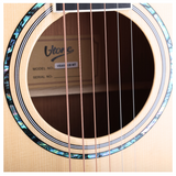 V-TONE VEAG1 CE NT Elektroakustisk Guitar 4/4 Dreadnought Cutaway – Natur