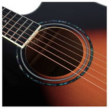 V-TONE VEAG1 CE VS guitarra electroacústica 4/4 dreadnought cutaway sunburst