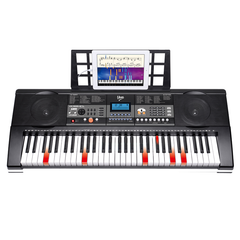 V-TONE VK-500 61L teclados – 61 teclas con función de aprendizaje LED para niños y principiantes