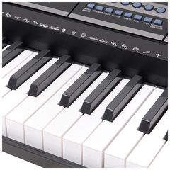 V-TONE VK-500 61L teclados – 61 teclas con función de aprendizaje LED para niños y principiantes
