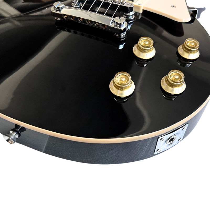 V-TONE VLP1 BK Guitarras Eléctricas 4/4 Les Paul HH – Black Gloss