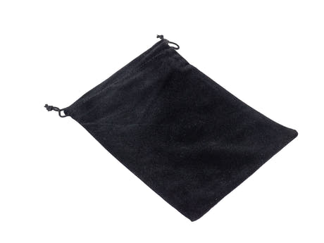 Bolsa de Terciopelo 15x20cm, Negro