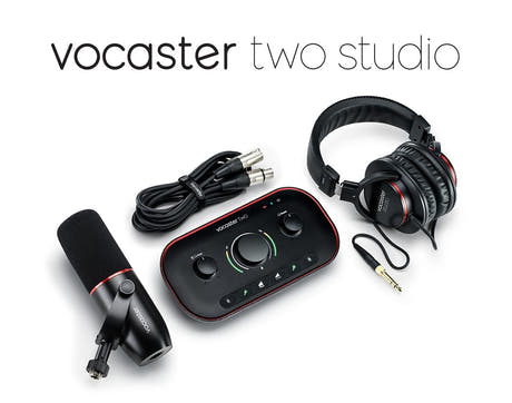 Focusrite Vocaster Two Studio Podcaster Interfaces de Audio