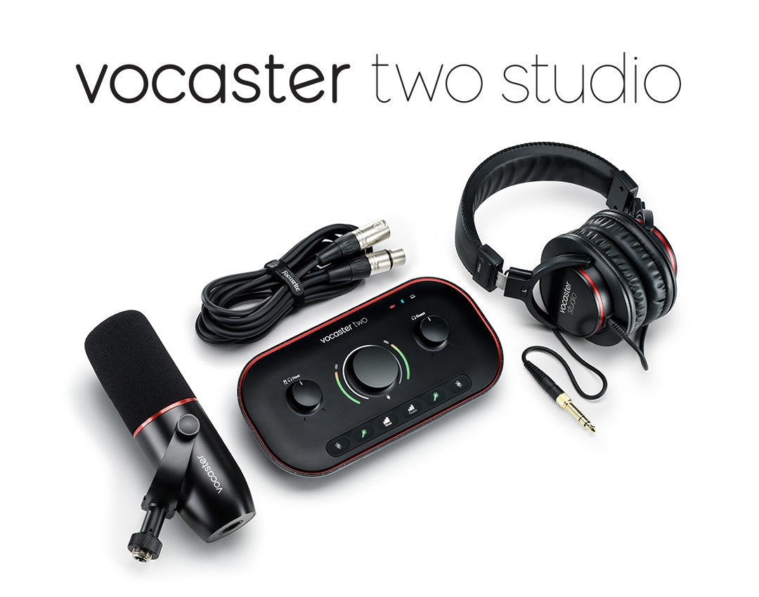 Focusrite Vocaster Two Studio Podcaster Interfaces de Audio