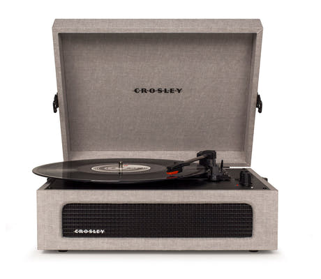 Crosley Voyager Tocadiscos Tovejs Bluetooth (Gris)