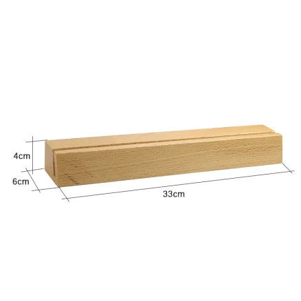 Vinyl On-Wall Display Rack (Madera)