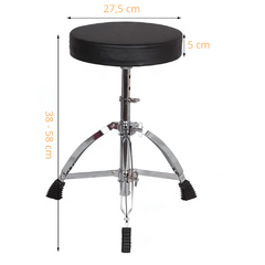 Taburete de batería infantil 38-58 cm. 50 kg.
