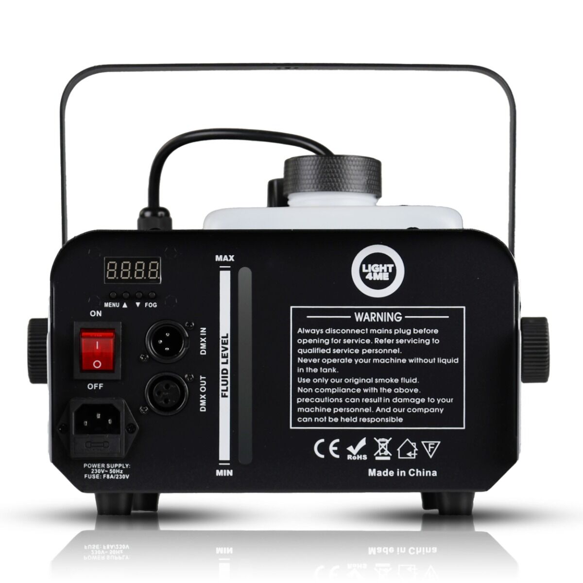 Light4Me Fog 1200 LED Máquina de niebla de 1200W con LED