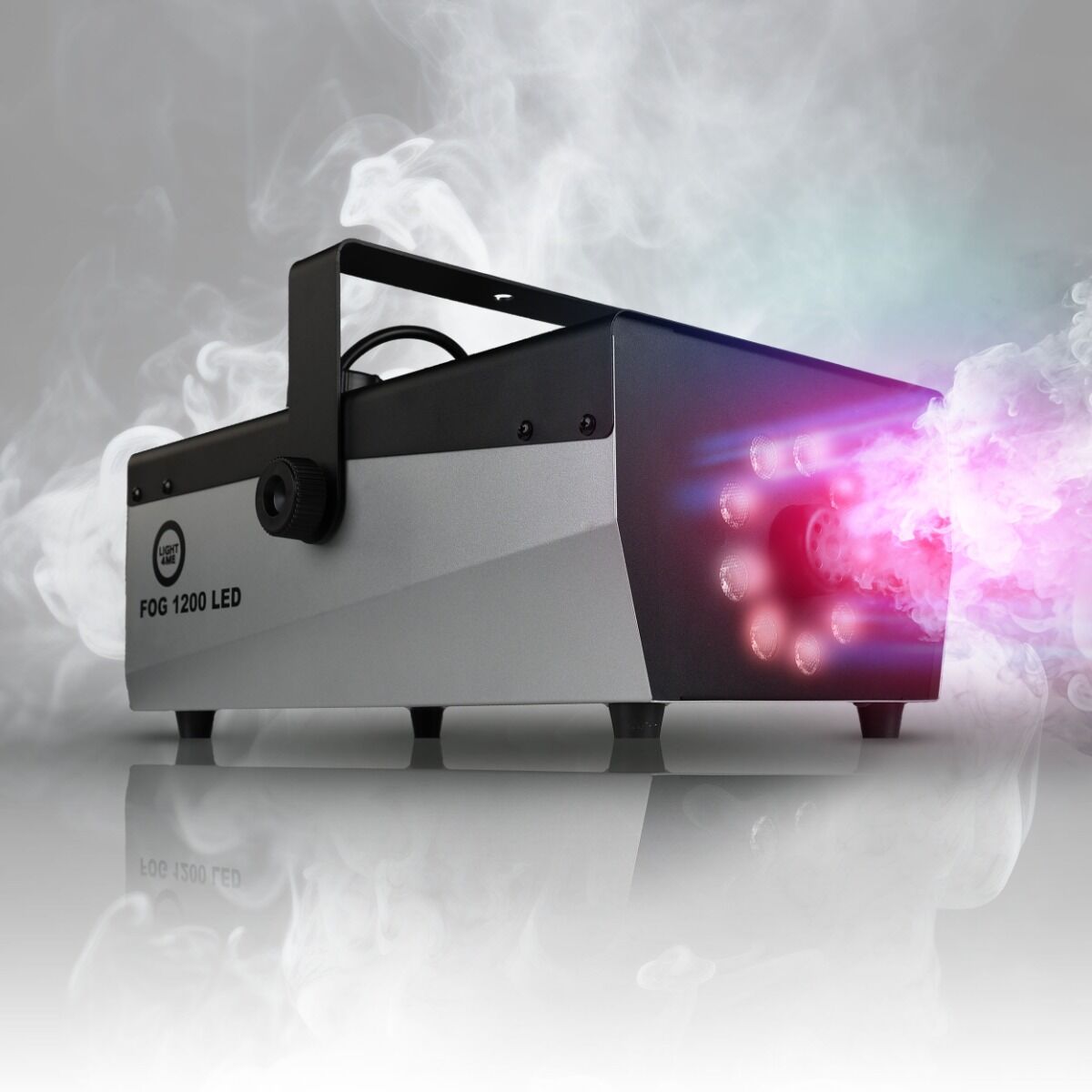 Light4Me Fog 1200 LED V2 Máquina de niebla 1200W con RGBW LED & DMX