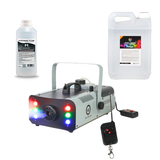 Light4Me FM 1500 LED Máquina de niebla 1500W bundle