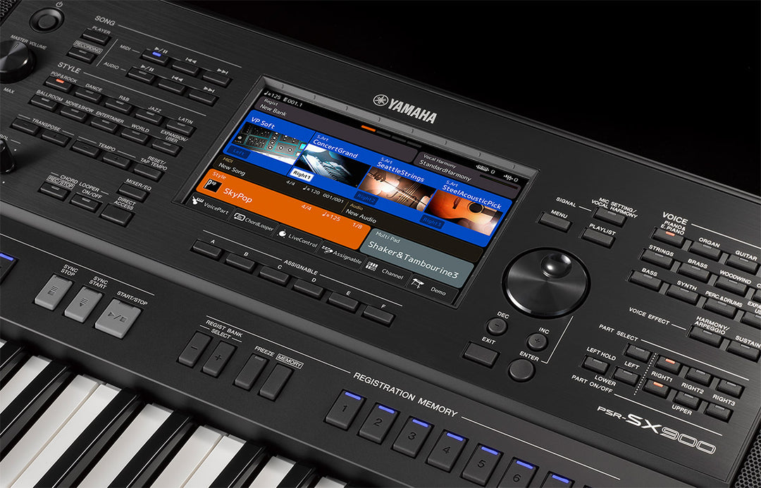 Yamaha PSR-SX900 Teclados (Negro)