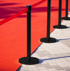 Postes delimitadores 2 unidades – Negro/Rojo