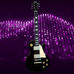 V-TONE VLP1 BK Guitarras Eléctricas 4/4 Les Paul HH – Black Gloss