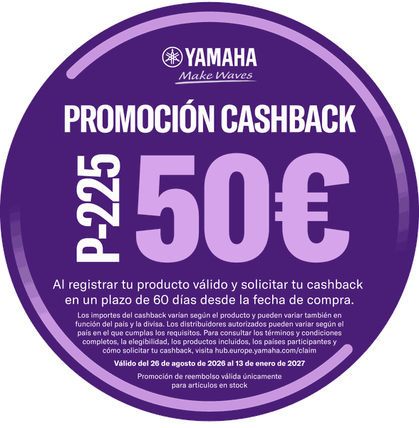 Cashback de Yamaha: recibe 50 € – mira cómo