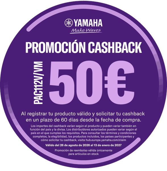 Cashback de Yamaha: recibe 50 € – mira cómo